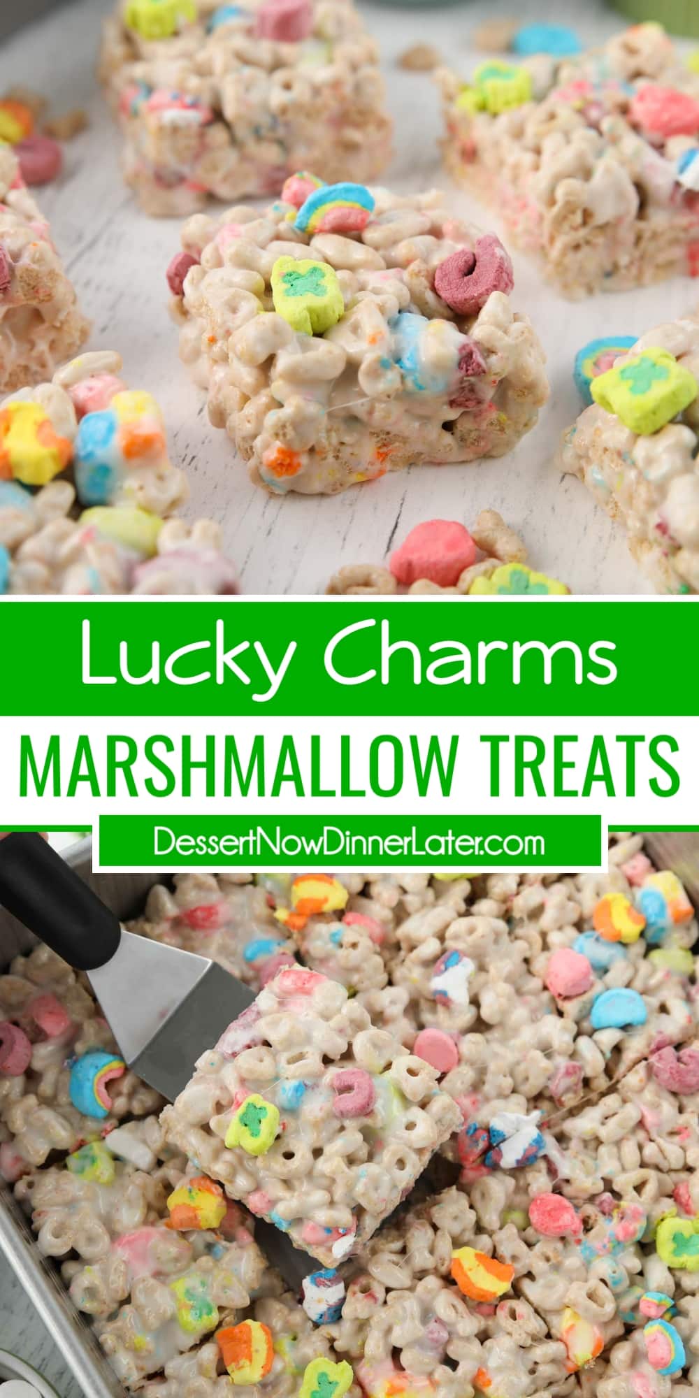 Lucky Charms Treats | Dessert Now Dinner Later