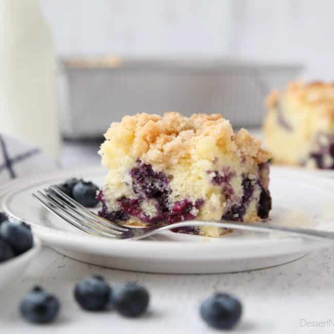 Blueberry Crumb Cake + Video | Dessert Now Dinner Later