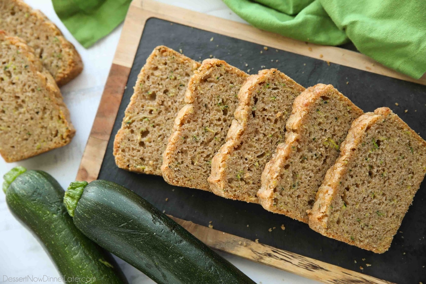 Easy Zucchini Bread Recipe | Dessert Now Dinner Later