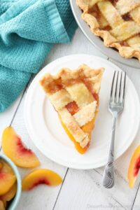 Peach Pie + Video with Frozen Peaches | Dessert Now Dinner Later