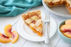 Peach Pie + Video With Frozen Peaches 