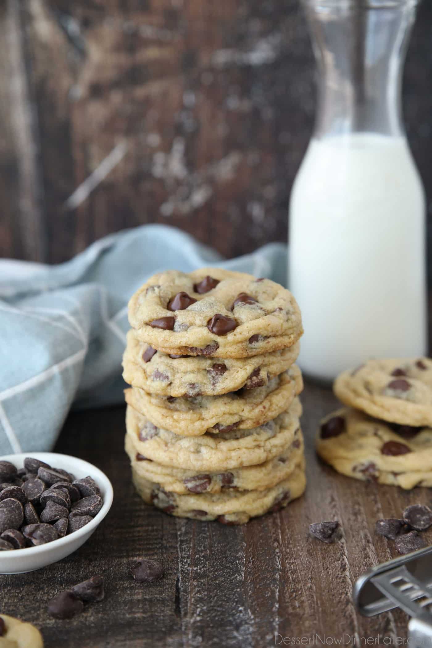 Best Chocolate Chip Cookies | Dessert Now Dinner Later