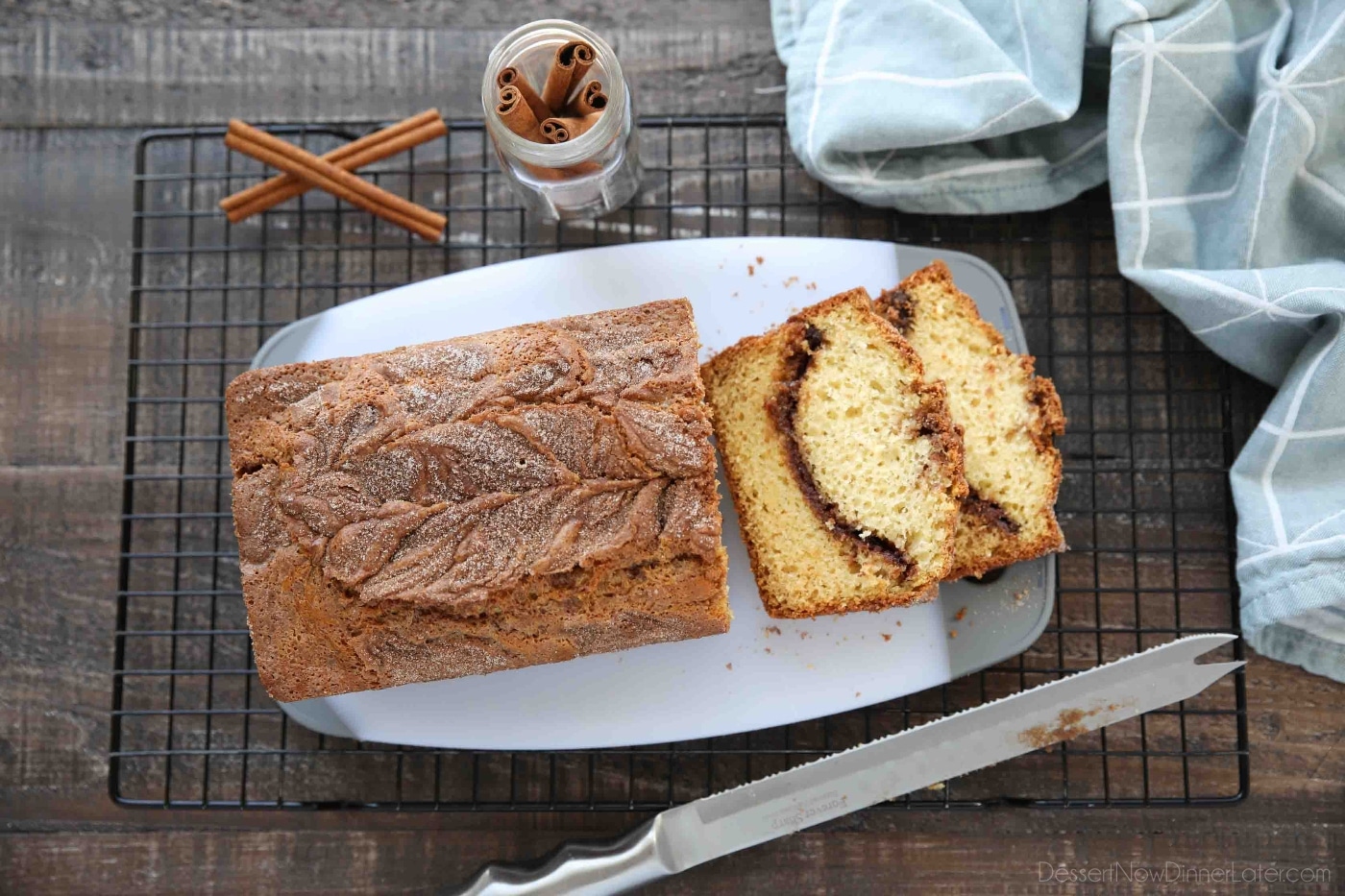 Cinnamon Quick Bread Dessert Now Dinner Later   Cinnamon Quick Bread 5 