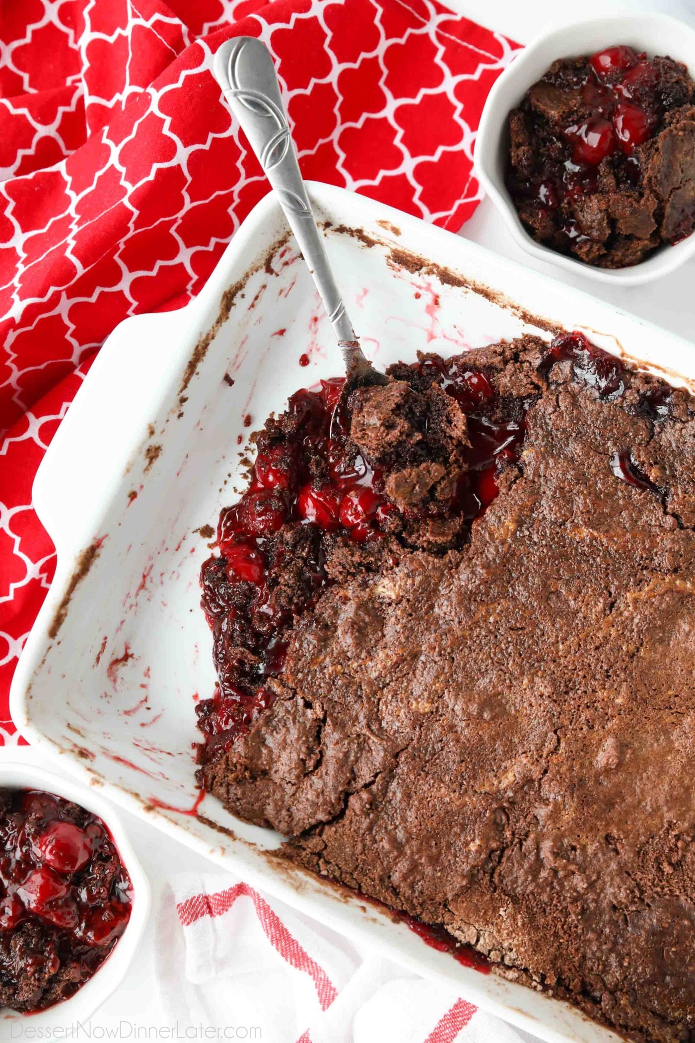 Chocolate Cherry Dump Cake Dessert Now Dinner Later   Chocolate Cherry Dump Cake 2 