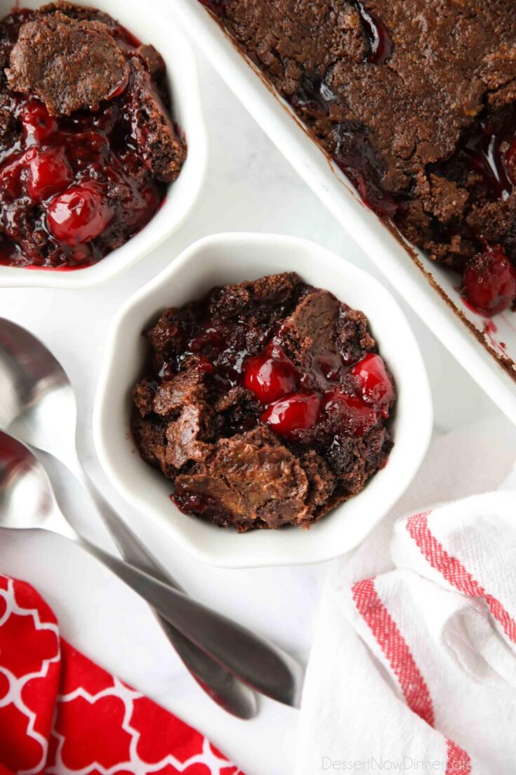 Cherry Cheesecake Dump Cake Recipe | She's Not Cookin'