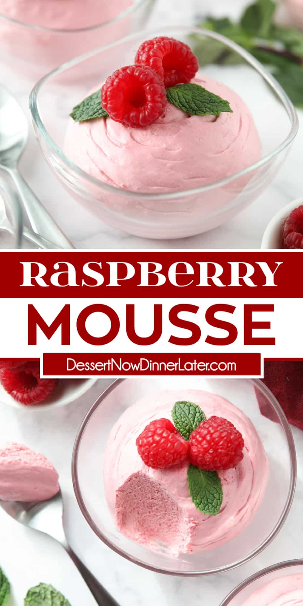 Raspberry Mousse | Dessert Now Dinner Later