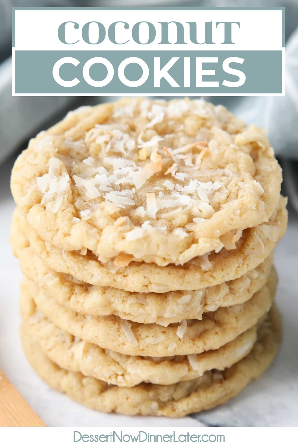 Coconut Cookies Recipe | Dessert Now Dinner Later