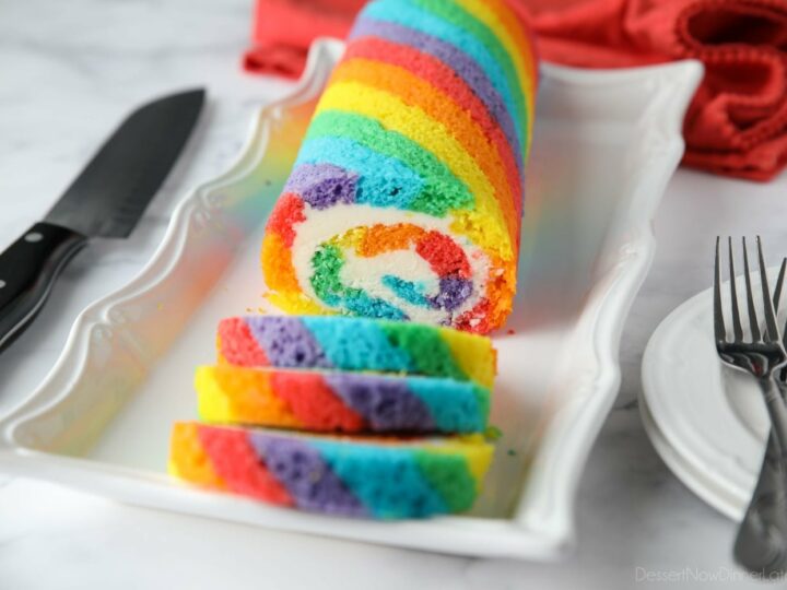 Rainbow Tie Dye Cake - Hezzi-D's Books and Cooks