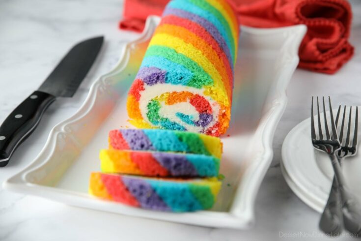 Rainbow Cake - Joanne Eats Well With Others