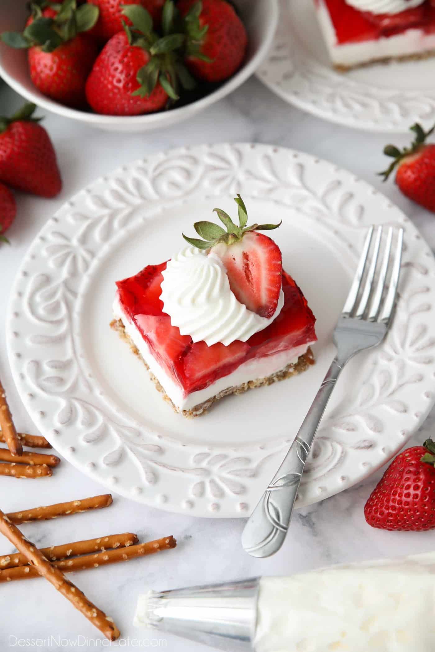 Strawberry Pretzel Salad Recipe 