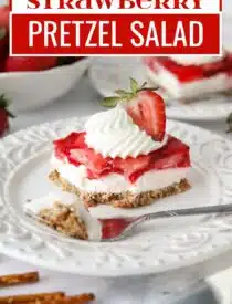 Strawberry Pretzel Salad Recipe | Dessert Now Dinner Later