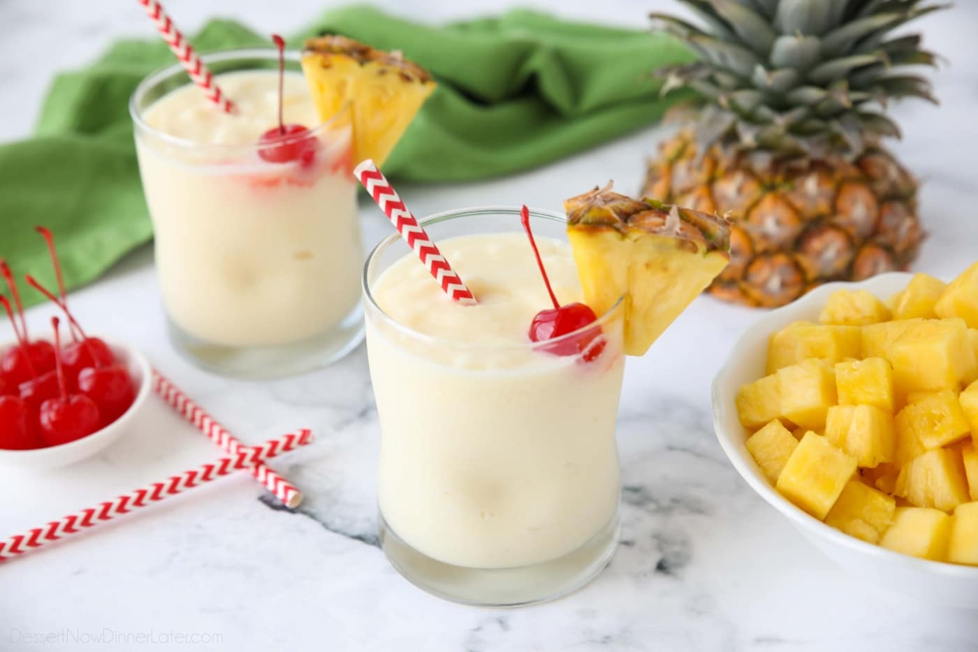 Virgin Pina Colada Recipe | Dessert Now Dinner Later