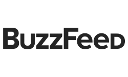 Buzzfeed logo.