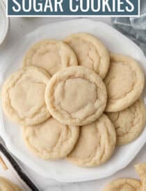 Labeled image of Easy Sugar Cookies for Pinterest.